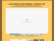 Tablet Screenshot of jackiehairbraiding.com